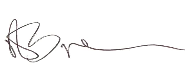 Richard Brown's signature